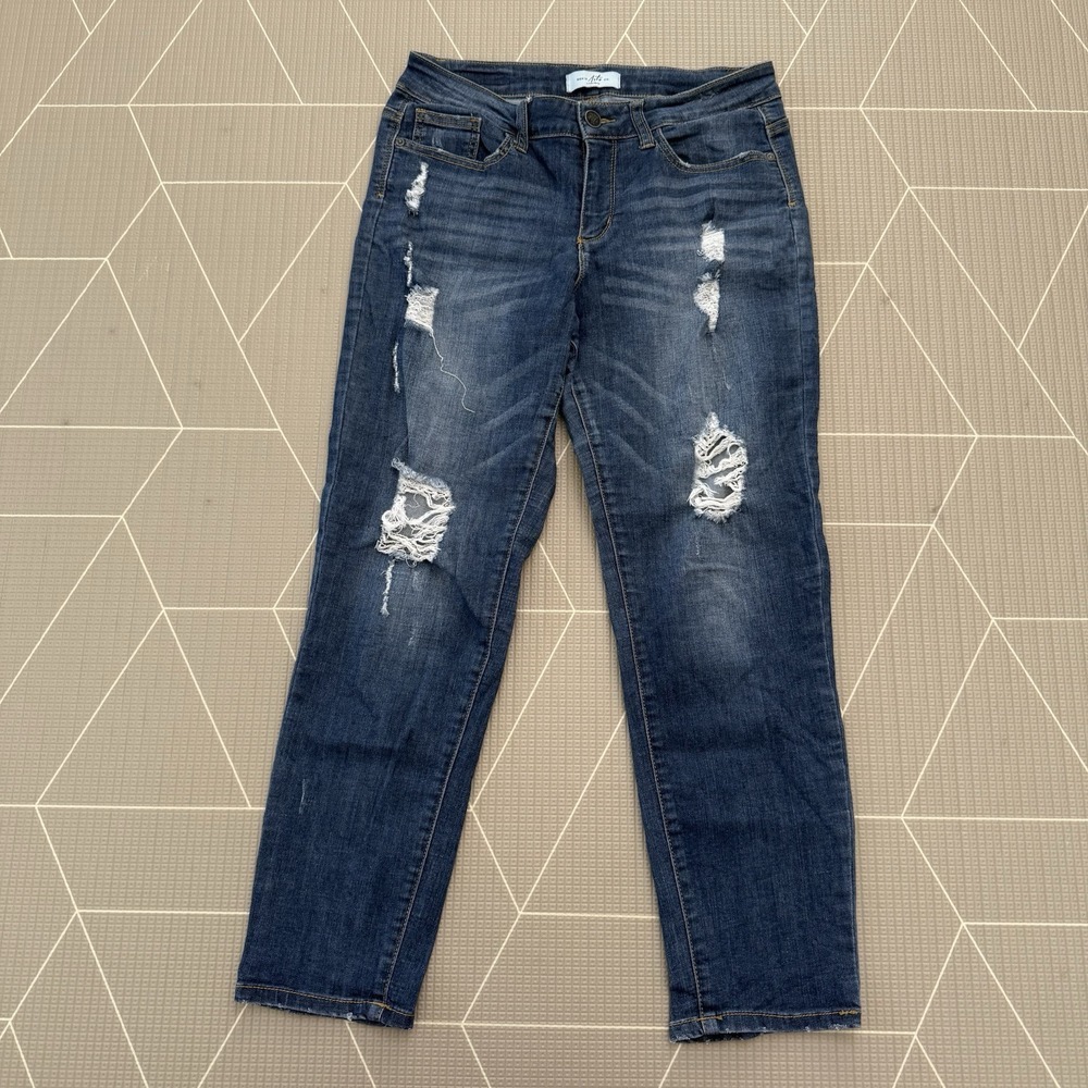Denim Arts Co. by Judy Blue Jeans Size 9/29 Distressed Slim Straight Leg